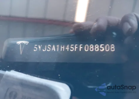 2015 Tesla Model S 85D/P85D из США, поврежденный, VIN 5YJSA1H45FF088508